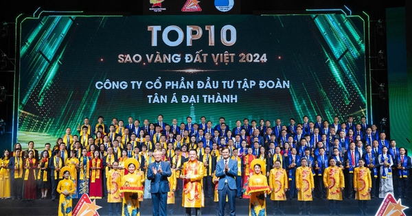 Tập đoàn Tân Á Đại Thành được vinh danh top 10 Sao Vàng Đất Việt 2024