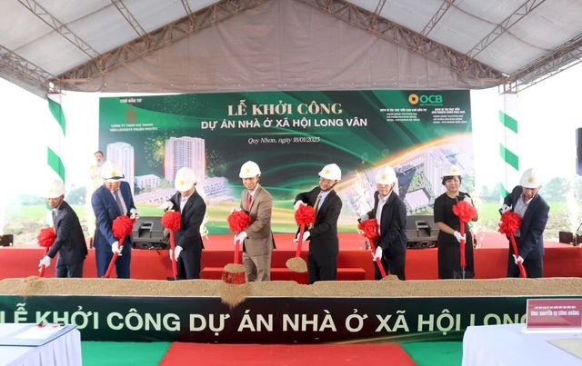 Khởi công dự án nhà ở xã hội gần 800 tỷ tại Bình Định