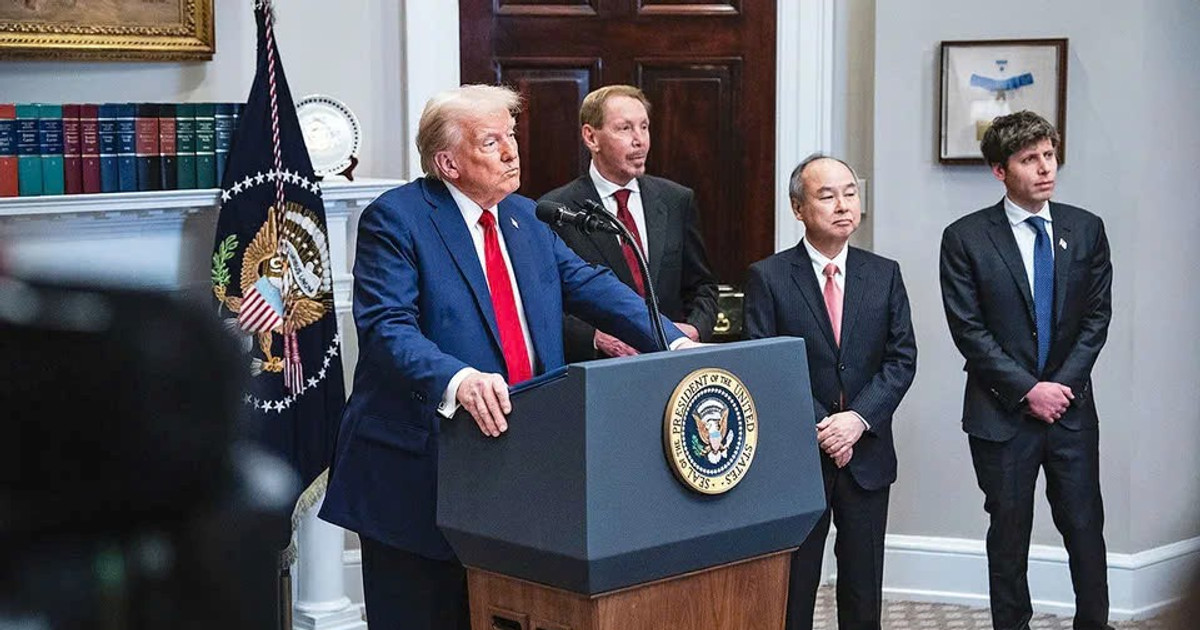 Ông Trump nói về siêu dự án 500 tỷ USD biến Mỹ thành siêu cường AI: Số tiền này lẽ ra đã chảy sang Trung Quốc!