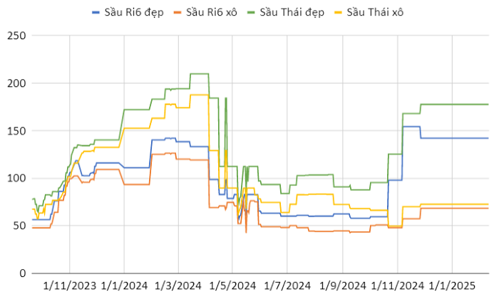 Giá sầu riêng hôm nay 11/2: Indonesia nhìn thấy cơ hội khi sầu Thái Lan bị Trung Quốc từ chối