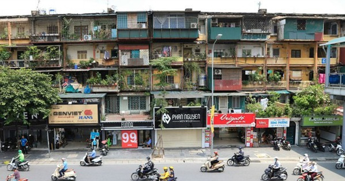 Hàng loạt tập thể cũ ở trung tâm Hà Nội sắp được 'lên đời'