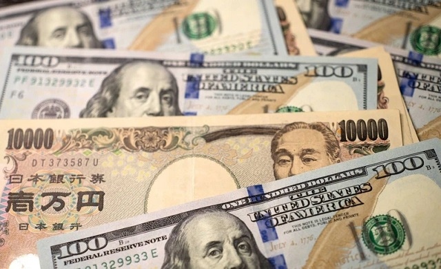 Đồng yen tăng lên mức cao nhất trong 4 tháng so với đồng USD