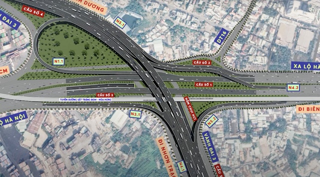 Lực hút từ nút giao kết nối 3 lõi đô thị khu Đông TPHCM