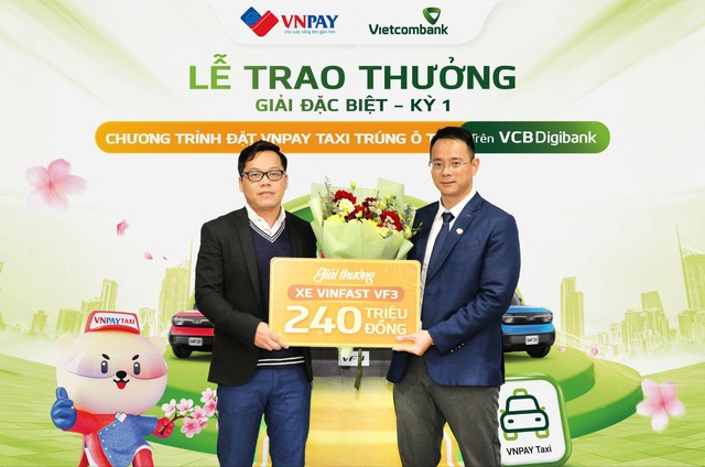 Đặt taxi đi làm, đi học trên app VCB Digibank tiết kiệm nửa giá