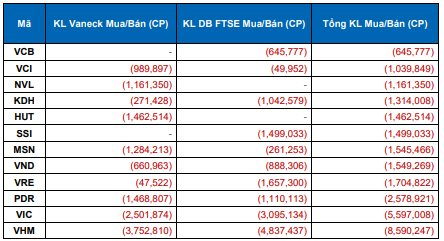 Cổ phiếu nào sẽ được các ETF ngoại săn lùng nhiều nhất tại kỳ cơ cấu quý 1/2025?