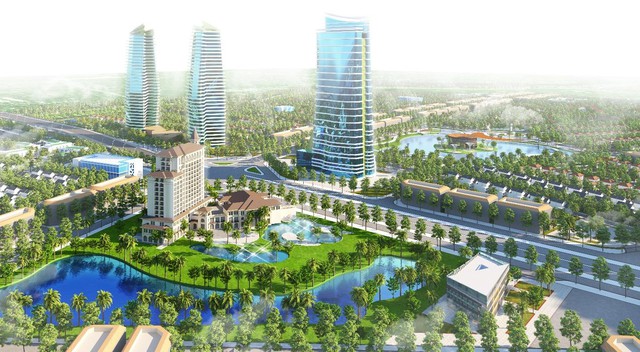 Một thành phố sinh thái bên sông Hồng đang hình thành