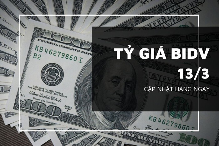 Tỷ giá BIDV hôm nay 13/3, USD, yen Nhật nối dài xu hướng giảm