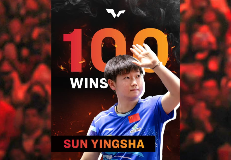 Chưa từng có trong lịch sử, thiên tài bóng bàn Sun Yingsha lập kỷ lục 100 trận thắng ở nội dung đơn nữ tại WTT Series