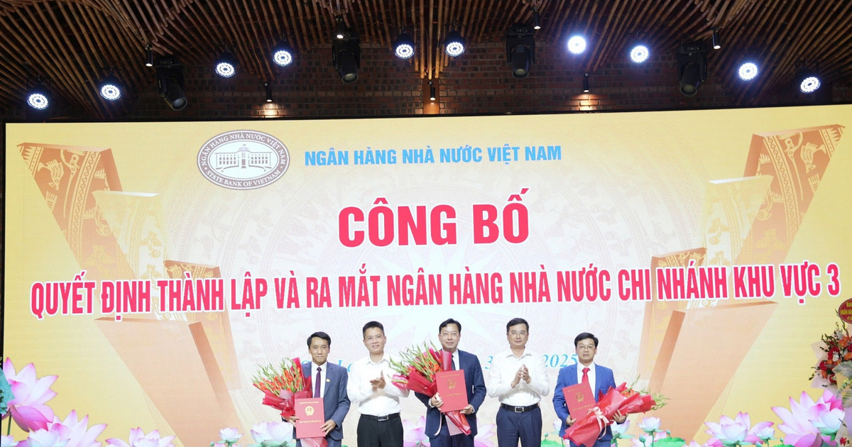 Ngân hàng Nhà nước Khu vực 3 gồm 4 tỉnh, ông Trịnh Công Văn làm quyền giám đốc