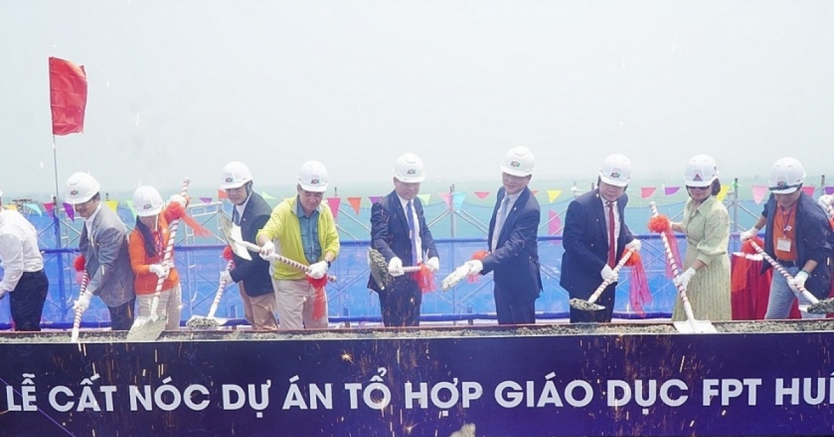 FPT cất nóc dự án tổ hợp giáo dục gần 87.000m2 tại thành phố trực thuộc Trung ương lớn nhất Việt Nam