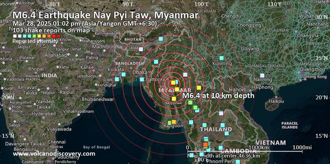 Động đất ở Myanmar nguy hiểm thế nào, sao không được cảnh báo sớm?
