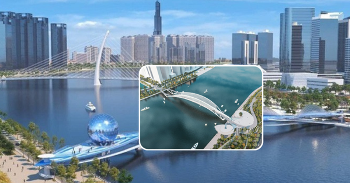 Chỉ một năm nữa, cầu đi bộ nghìn tỷ đầu tiên bắc qua dòng sông biểu tượng tại đô thị đặc biệt của Việt Nam sẽ hoàn thành