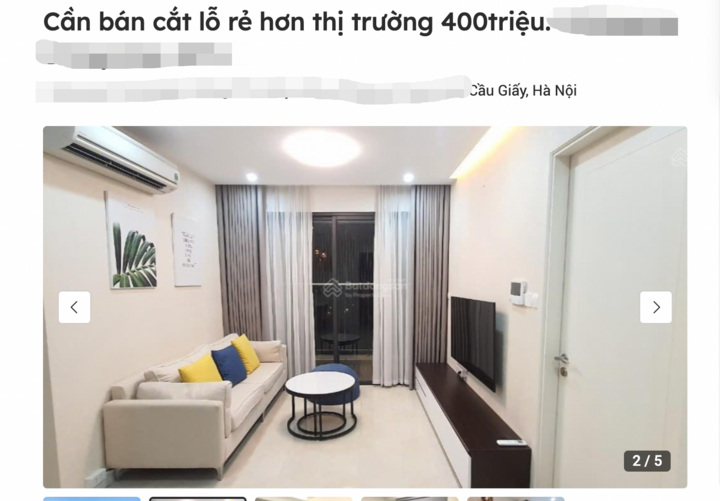 Xuất hiện chung cư tại Hà Nội giảm giá tới 400 triệu đồng