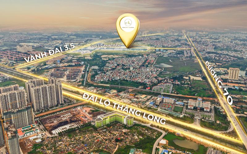 Cầu vượt 3.5 Đại lộ Thăng Long - Nâng tầm đẳng cấp bất động sản