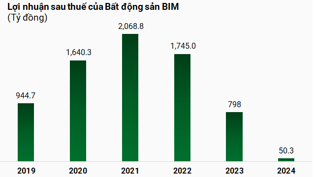Lợi nhuận BIM Land hơn 50 tỷ năm 2024