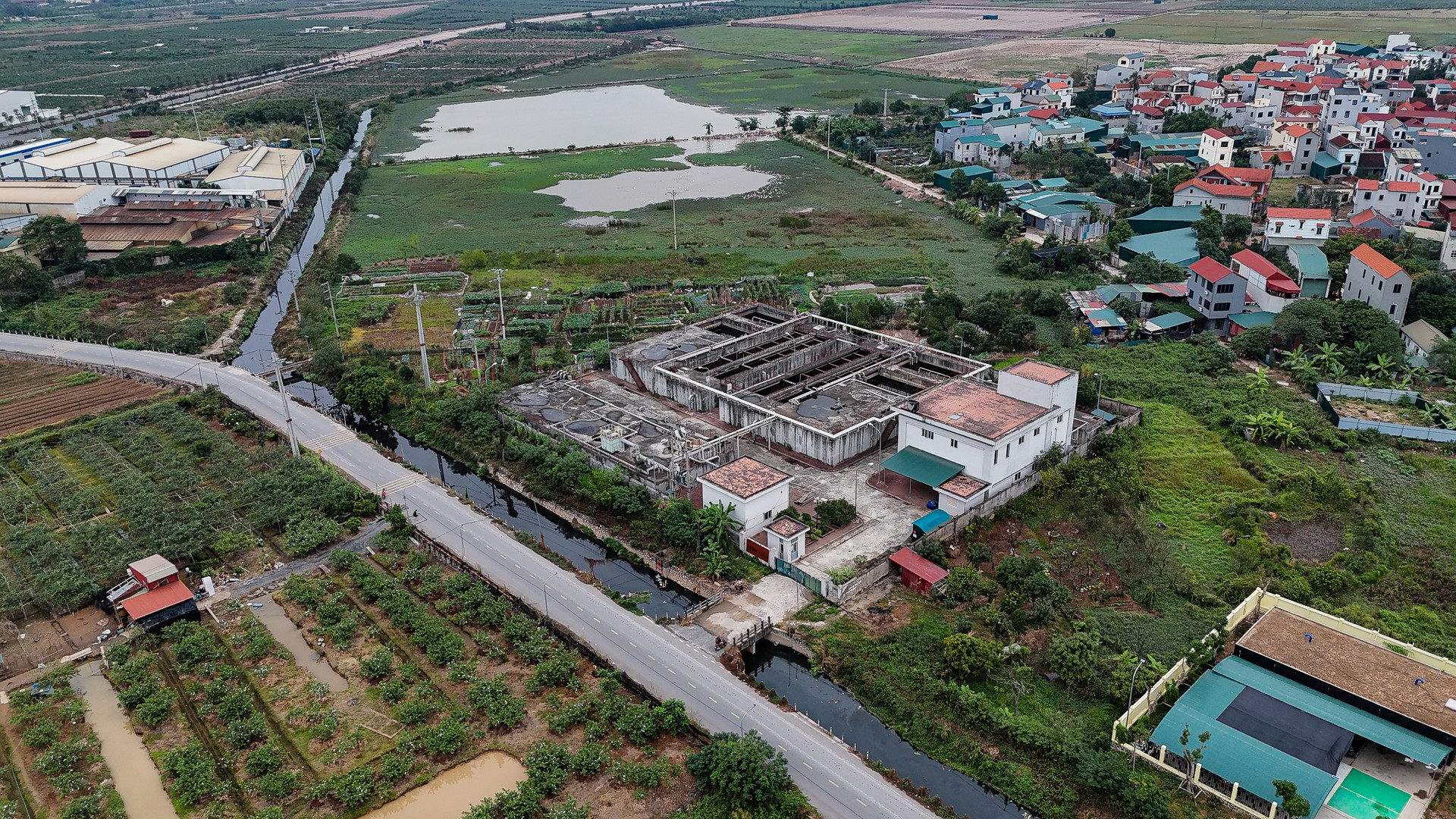 Phía Tây Hà Nội sắp có thêm một nhà máy xử lý nước thải 400ha