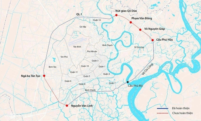 Một tuần nữa, tuyến đường 14.000 tỷ cửa ngõ khu Đông TP. HCM sẽ chính thức khởi động