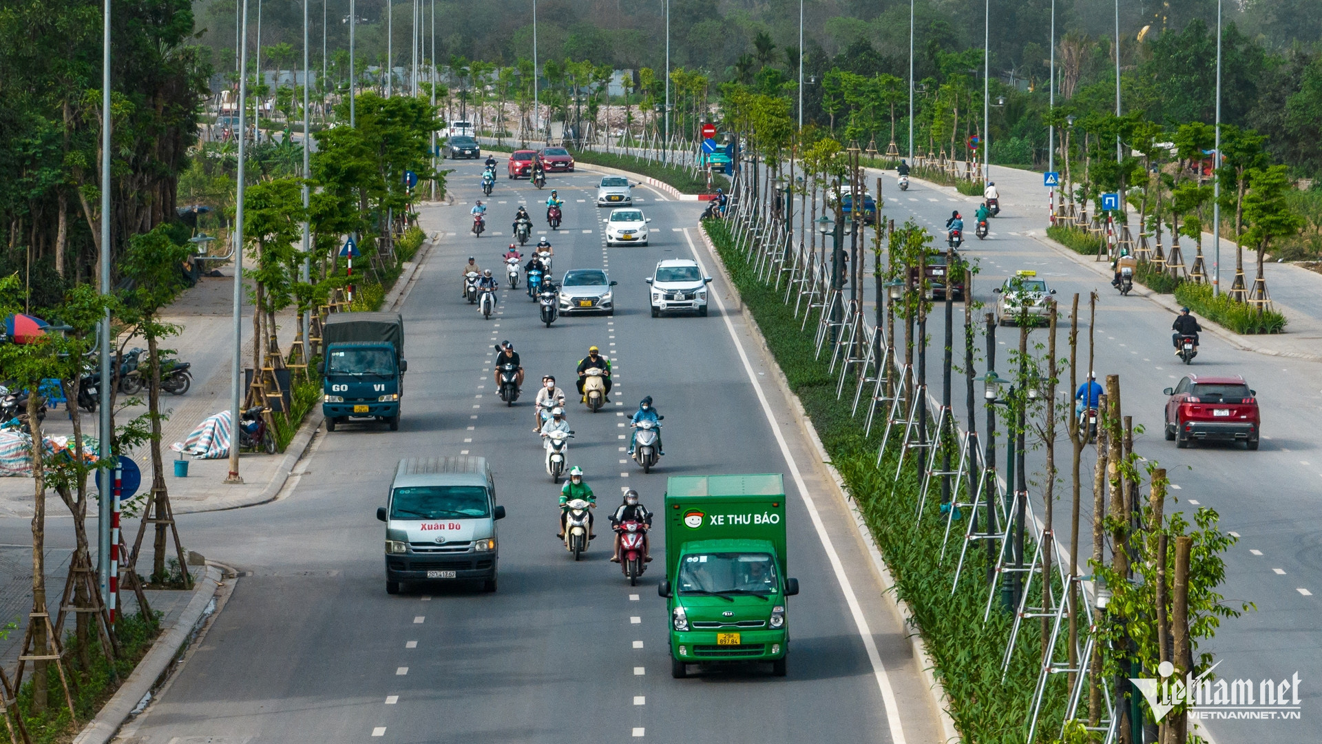 Cận cảnh đường 750 tỷ ở Hà Nội thông xe sau 2 lần trễ hẹn
