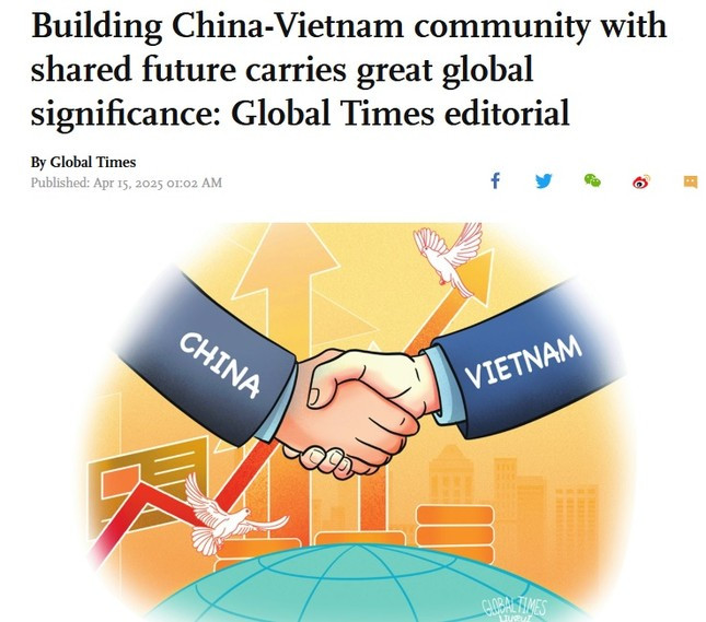 Báo chí Trung Quốc: Tầm quan trọng chiến lược của quan hệ Việt - Trung