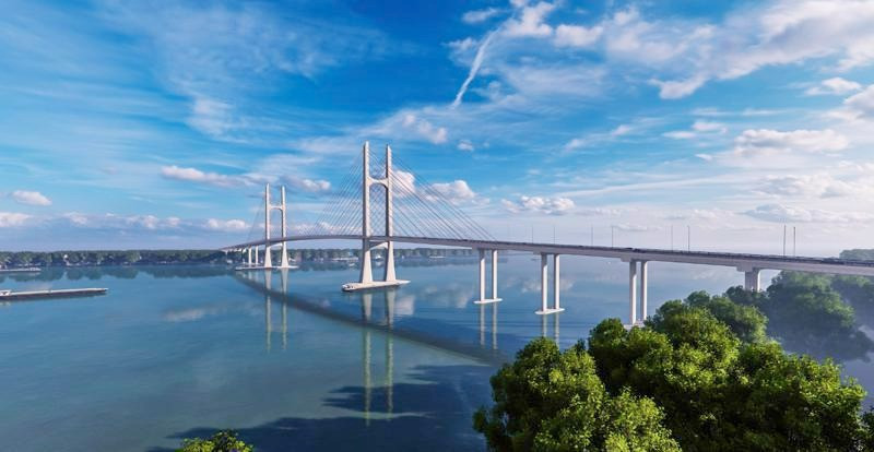 Hôm nay, cây cầu gần 7.000 tỷ, cách cầu dây văng đầu tiên do Việt Nam thiết kế 3,8km chính thức hợp long