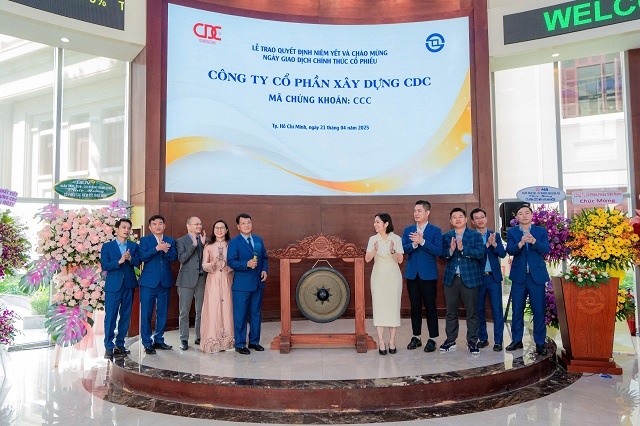 CDC Construction chào sàn HOSE với phiên tăng kịch trần