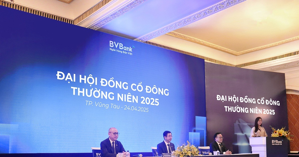 ĐHCĐ BVBank (BVB): Mục tiêu lợi nhuận cả năm tăng trưởng 41%, quý I/2025 đạt 80 tỷ đồng